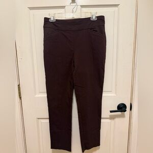 Chico's Chocolate Brown Slim Ponte Pants